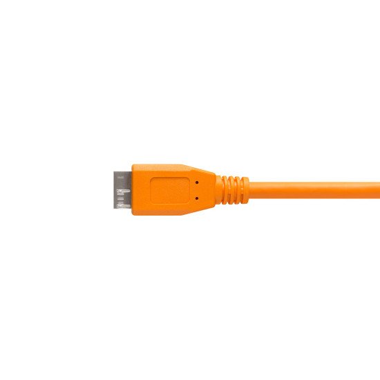 Tether Tools CU5454 câble USB 4,6 m USB 3.2 Gen 1 (3.1 Gen 1) USB A Micro-USB B Orange