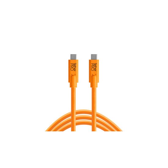 Tether Tools CUC15-ORG câble USB 4,6 m USB 3.2 Gen 1 (3.1 Gen 1) USB C Orange