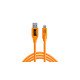 Tether Tools CUC3215-ORG câble USB 4,6 m USB 3.2 Gen 1 (3.1 Gen 1) USB A USB C Orange