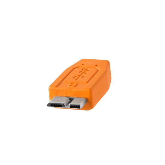 Tether Tools CUC3315-ORG câble USB 4,6 m USB 3.2 Gen 1 (3.1 Gen 1) USB A Micro-USB B Orange