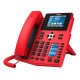 Fanvil X5U-R téléphone fixe Noir, Rouge 16 lignes Wifi