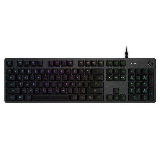 Logitech G G512 clavier USB QWERTY Espagnole Charbon