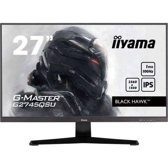 iiyama G-MASTER G2745QSU-B2 écran PC 68,6 cm (27") 2560 x 1440 pixels Wide Quad HD LED Noir