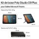 POLY Kit de base Studio G9 Plus pour Mini-PC IP HP Microsoft Teams avec TC10