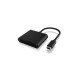 ICY BOX IB-CR301-C3 lecteur de carte mémoire USB 3.2 Gen 1 (3.1 Gen 1) Type-C Noir