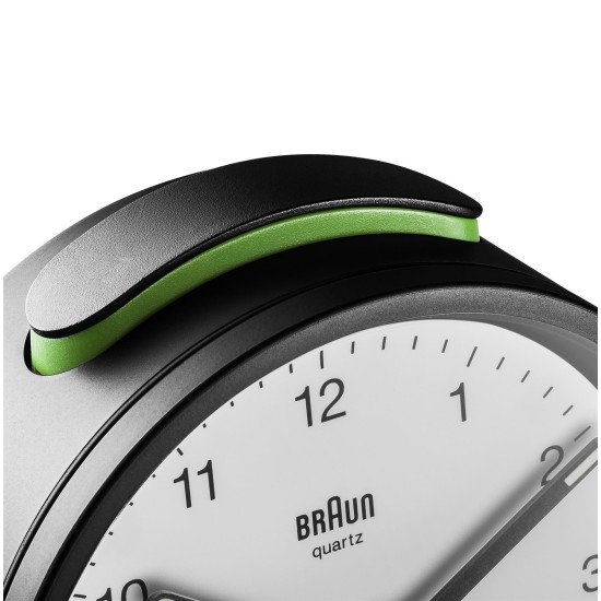 Braun BC12BW Réveil à quartz Noir, Blanc