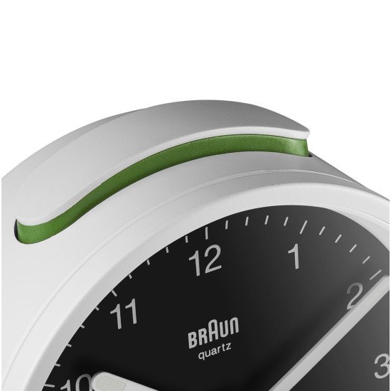 Braun BC12WB Réveil à quartz Noir, Blanc