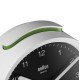 Braun BC12WB Réveil à quartz Noir, Blanc