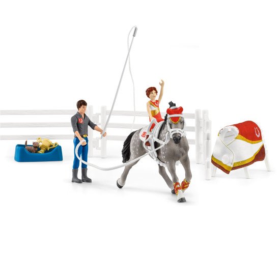 schleich HORSE CLUB Kit de voltige équestre de Mia