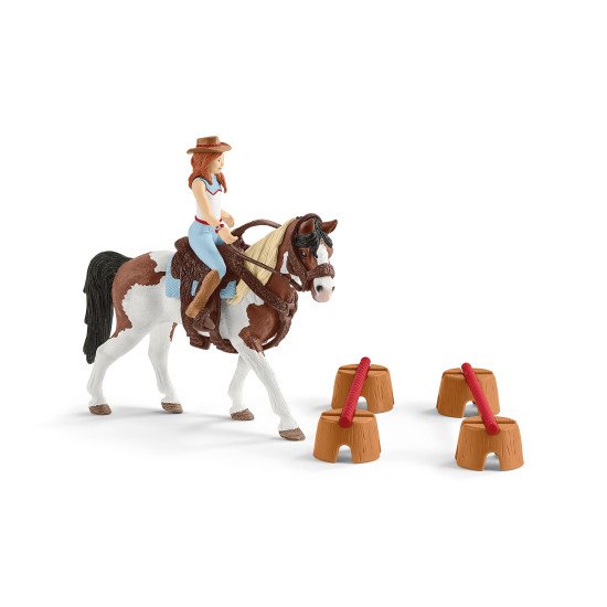 schleich HORSE CLUB Kit d'équitation western d'Hannah