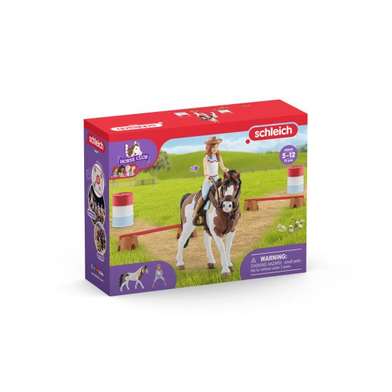 schleich HORSE CLUB Kit d'équitation western d'Hannah