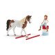 schleich HORSE CLUB Kit d'équitation western d'Hannah