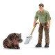 schleich WILD LIFE Hélicoptère pour sauvetage d'animaux