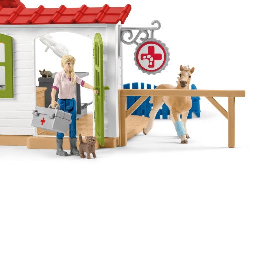 schleich Cabinet vétérinaire avec animaux