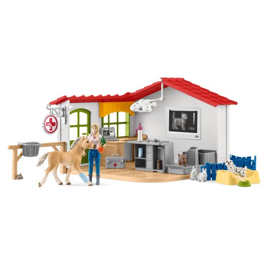 schleich Cabinet vétérinaire avec animaux