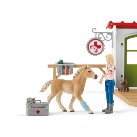 schleich Cabinet vétérinaire avec animaux