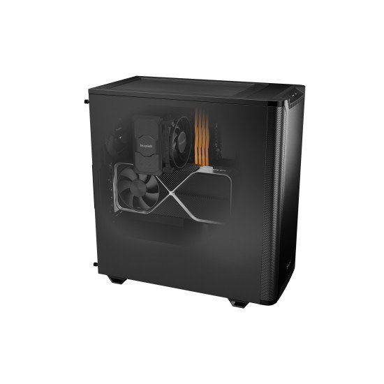 be quiet! Pure Base 501 Noir | Boîtier PC , Mini ATX / Micro ATX / ATX, 2 ventilateurs Pure Wings 3 140 mm PWM