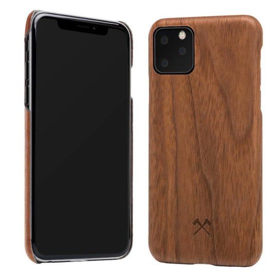 Woodcessories Slim coque de protection pour téléphones portables 16,5 cm (6.5") Housse Noyer