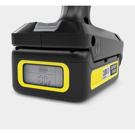 Kärcher KHB 6 Battery Nettoyeur haute pression Compact Batterie 200 l/h Noir, Jaune