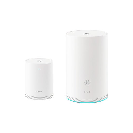 Huawei WiFi Q2 Pro (1 Base + 1 Satellite) routeur sans fil Gigabit Ethernet Bi-bande (2,4 GHz / 5 GHz) Blanc