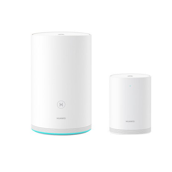 Huawei WiFi Q2 Pro (1 Base + 1 Satellite) routeur sans fil Gigabit Ethernet Bi-bande (2,4 GHz / 5 GHz) Blanc