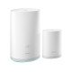 Huawei WiFi Q2 Pro (1 Base + 1 Satellite) routeur sans fil Gigabit Ethernet Bi-bande (2,4 GHz / 5 GHz) Blanc