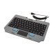 Gamber-Johnson 7160-1449-04 clavier pour tablette Noir, Gris USB QWERTY Espagnole