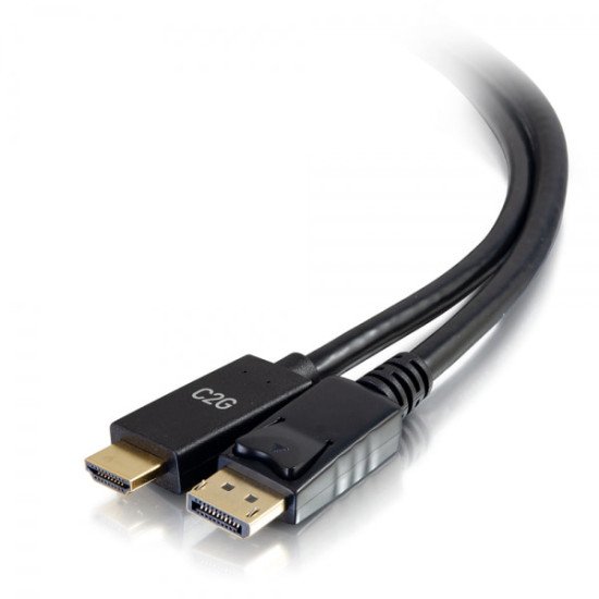 C2G 180 cm - Câble adaptateur passif DisplayPort[TM] mâle vers HDMI[R] mâle - 4K 30 Hz