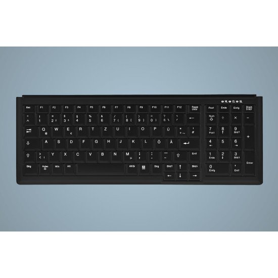 Active Key AK-7000 clavier USB QWERTY Anglais Noir