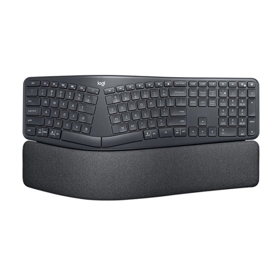 Logitech ERGO K860 clavier RF Wireless + Bluetooth QWERTZ Allemand Noir