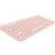 Logitech K380 clavier Bluetooth QZERTY Espagnole Rose