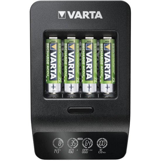 Varta LCD SMART CHARGER+ Pile domestique Secteur