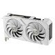 ASUS Dual -RTX4070S-O12G-EVO-WHITE NVIDIA GeForce RTX 4070 SUPER 12 Go GDDR6X