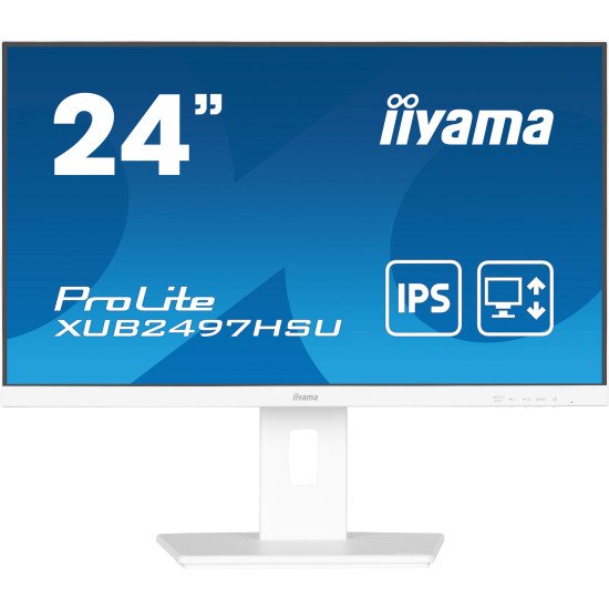 iiyama ProLite XUB2497HSU-W2 écran PC 60,5 cm (23.8") 1920 x 1080 pixels Full HD LED Blanc