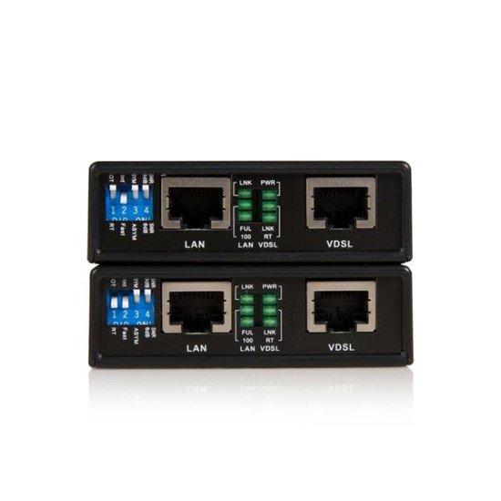 StarTech.com Kit Extendeur VDSL2 Ethernet 10/100 sur Câble à une Paire - 1 km