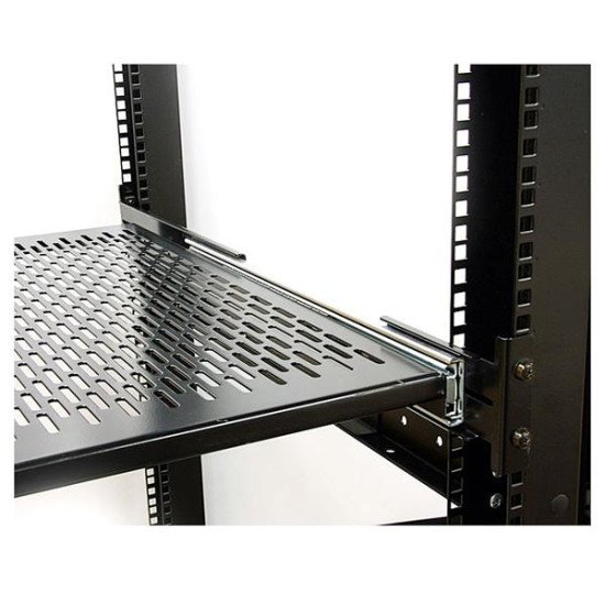 StarTech.com Etagère coulissante pour Rack de Serveur 2U - Profondeur ajustable 48 cm  22.7kg