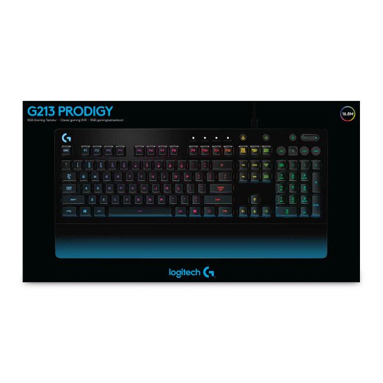 Logitech G213 Prodigy Clavier gaming RVB QWERTY Int