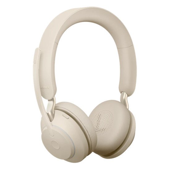 Jabra Evolve2 65, MS Stereo Casque Arceau Beige