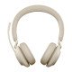 Jabra Evolve2 65, MS Stereo Casque Arceau Beige