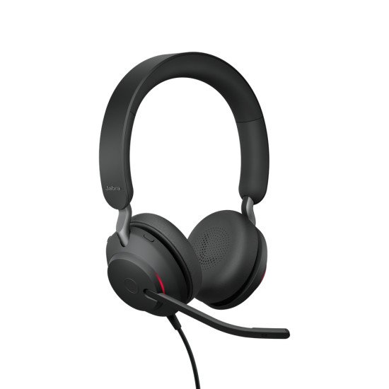 Jabra Evolve2 40, UC Stereo Casque Arceau Noir