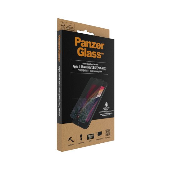 PanzerGlass P2684 écran et protection arrière de téléphones portables Protection d'écran transparent Apple 1 pièce(s)