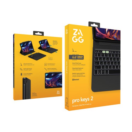 ZAGG Pro Keys 2 Suisse Bluetooth Noir