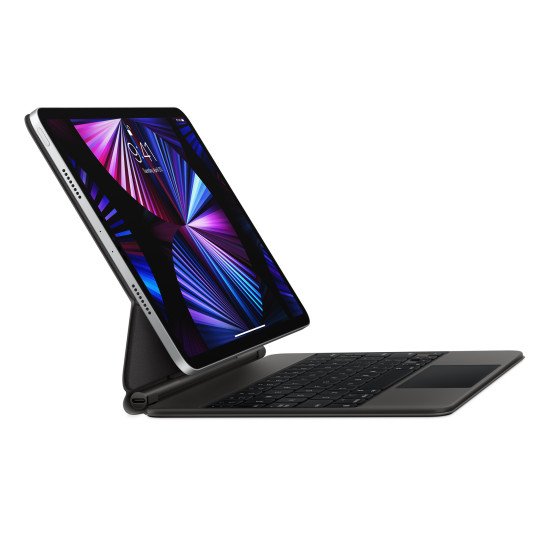 Apple MXQT2S/A clavier pour tablette Noir QWERTY Finlandais, Suédois