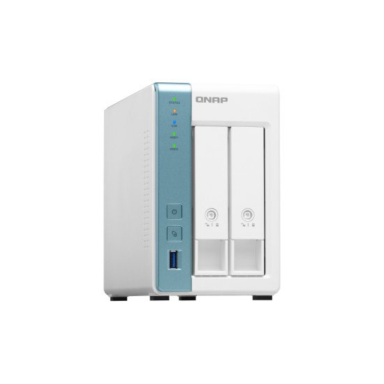 QNAP TS-231K serveur de stockage Ethernet/LAN Tower Blanc NAS