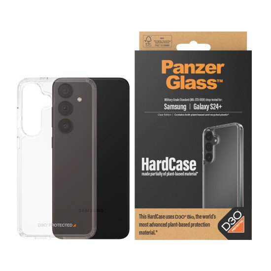 PanzerGlass Hardcase with D3O Transparent coque de protection pour téléphones portables Housse