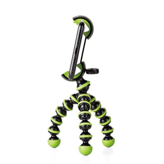 Joby GorillaPod Mobile Mini trépied Smartphone/action caméra 3 pieds Noir, Vert