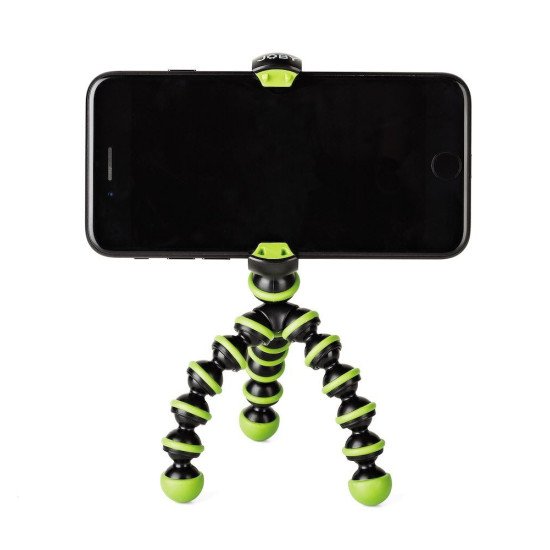 Joby GorillaPod Mobile Mini trépied Smartphone/action caméra 3 pieds Noir, Vert