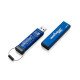 iStorage datAshur Pro clé USB 128 Go USB Type-A 3.2 Gen 2 (3.1 Gen 2) Bleu