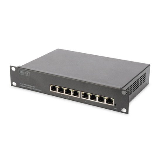 Digitus DN-80117 commutateur réseau Géré L2+ Gigabit Ethernet (10/100/1000) Noir