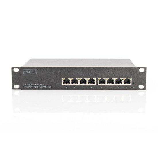 Digitus DN-80117 commutateur réseau Géré L2+ Gigabit Ethernet (10/100/1000) Noir